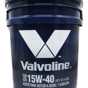 MX387 CUBETA DE ACEITE VALVOLINE 15W40 19 LTS.